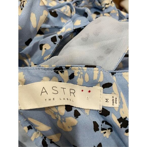 ASTR Sandrine Abstract Halter Midi Dress Size M - Picture 12 of 12